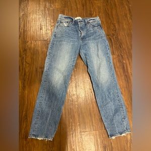 Abercrombie high rise mom jean